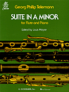 SUITE IN A MINOR FLUTE SOLO cover